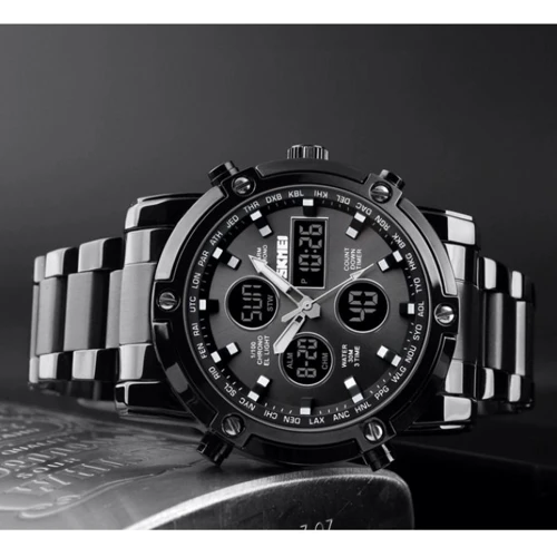 Наручний годинник Skmei Molot Limited AllBlack 1210: Механізм Кварцевый
