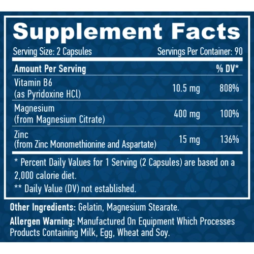 Бустер тестостерона Haya Labs ZMA 90 caps / 45 servings