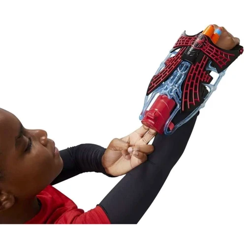 Ігровий набір Hasbro Nerf Marvel Spider-Man: Across the Spider-Verse Miles Morales Tri-Shot Blaster (F3734): Матеріал пластик