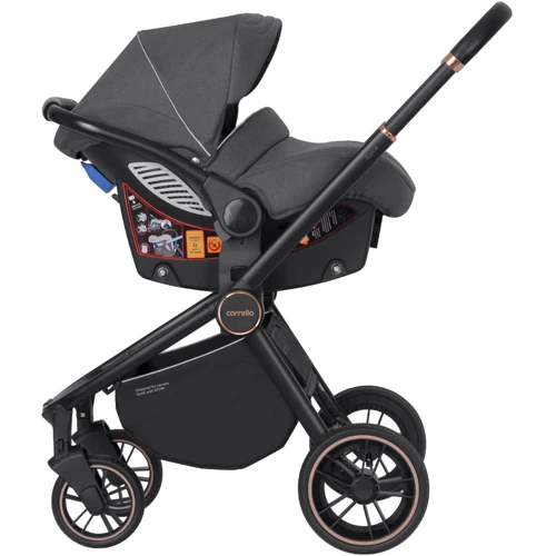 Коляска универсальная 3в1 Carrello Epica CRL-8511/1 Space Black 2024: Возможность установки люльки есть