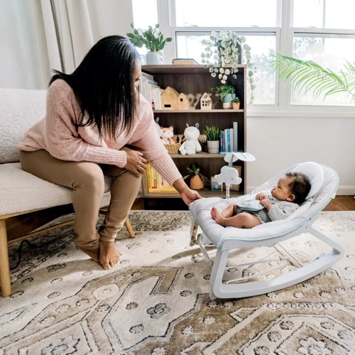 Кресло-шезлонг Ingenuity Keep Cozy 3 в 1 (12428): Конструкция опоры без колесиков