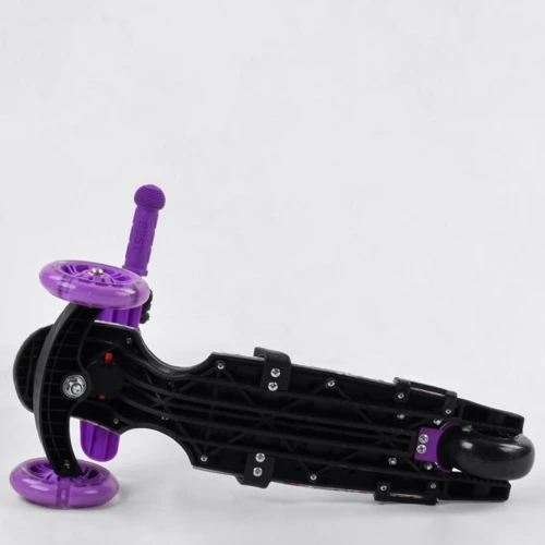 Самокат Best Scooter с защитным бампером фиолетовый (S 4394): Тип тормоза ножной