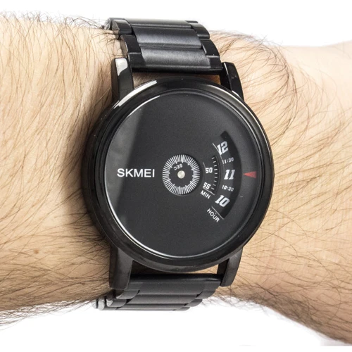 Наручний годинник Skmei 1260 Black: Водонепроникність 3 ATM