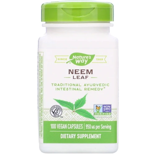 Nature's Way, Neem, Leaves, 100 Capsules (NWY-15120)