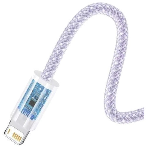 Кабель Baseus USB Cable to Lightning Dynamic 2 Series Fast Charging 1m Purple (CALD040005) фото 3