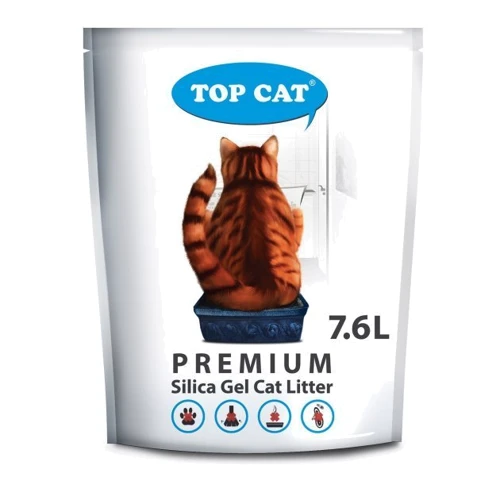 Наполнитель силикагелевый TopCat Premium для кошачьего туалета 7.6 л: Тип Впитывающий