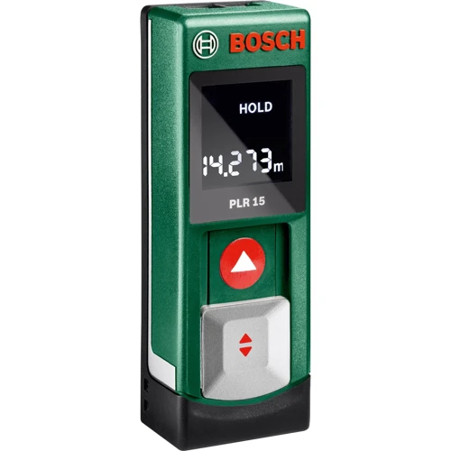 Лазерний далекомір Bosch PLR 15 (0603672021): Джерело живлення 2 х 1,5 ААА