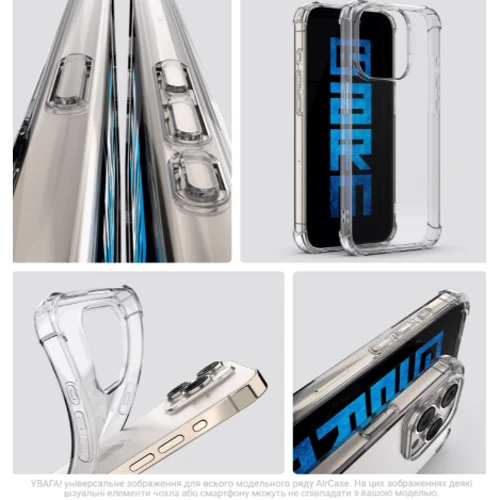 Чехол для телефонов ArmorStandart Air Force Transparent for Xiaomi Redmi Note 14 5G (ARM79700): Материал TPU (термополиуретан)