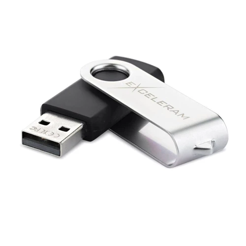 USB-флешка eXceleram 32GB P1 Series USB 2.0 Silver/Black (EXP1U2SIB32): Стандарт USB USB 2.0