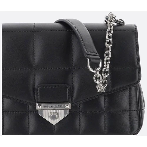 Жіноча сумка крос боді Michael Kors SM CHAIN SHLDR чорна (30H0S1SL1T001): Застібка Механическая