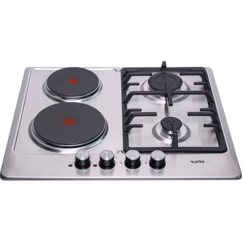 Варочная поверхность газовая Ventolux HG622 B3 S (X): Расположение панели спереди