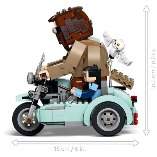 Конструктор LEGO Harry Potter Поездка Хагрида и Гарри на мотоцикле 617 деталей (76443) фото 8