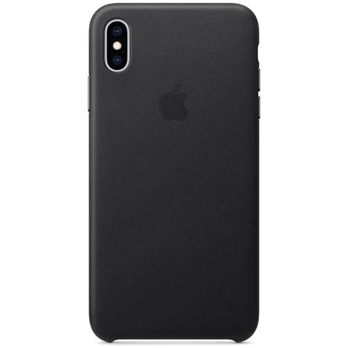 Чехол для iPhone Apple Leather Case Black (MRWT2) for iPhone Xs Max