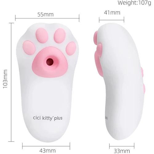 Вакуумный клиторальный стимулятор Otouch CiCi Kitty Plus с вибрацией
