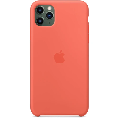 Чохол для iPhone Apple Silicone Case Clementine (Orange) (MX022) for iPhone 11 Pro Max: Матеріали силікон