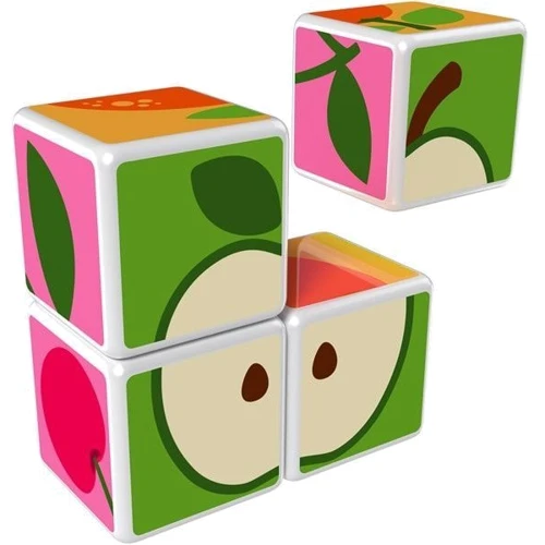 Магнітні кубики Geomag Magicube Animal Fruit Фрукти (131): Тип кубики