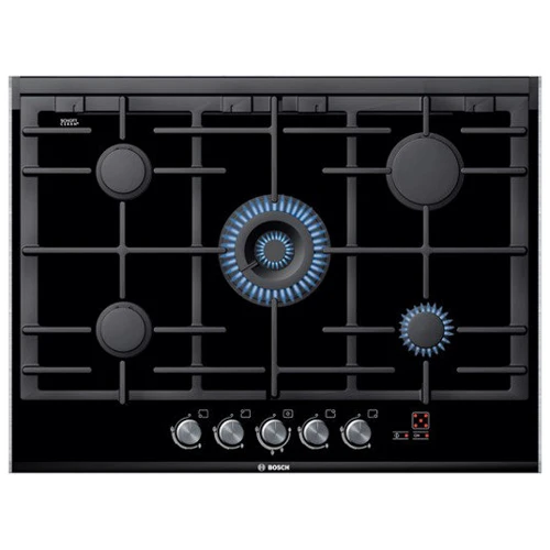 Варильна поверхня газова Bosch PRR 726F90 E: Розташування панелі фронтальне