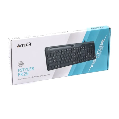 Клавіатура A4Tech FK25 USB Black: Підключення проводное