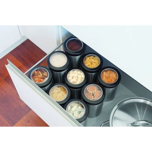 Емкость для хранения Набор емкостей с мерными ложками Brabantia CANISTERS (1,7 л, 3 шт) (42 37 27) фото 6
