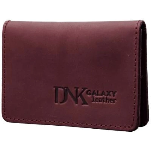 Женская обложка для ID-паспорта DNK Leather бордовая (DNK-mini-oknoH-colL)