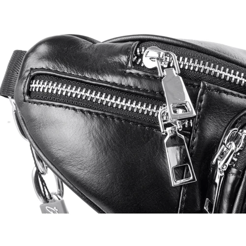 Женская поясная сумка Vito Torelli черная (VT-8860-black): Застежка Молния