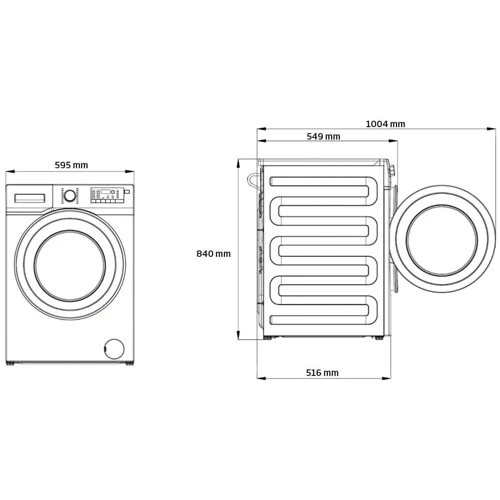 Пральна машина Beko EWUE8636XAW: Тип машини автомат