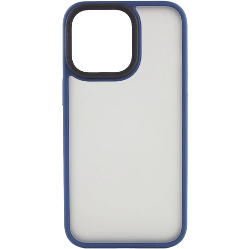 Чохол для iPhone Mobile Case TPU+PC Metal Buttons Blue для iPhone 13 Pro Max