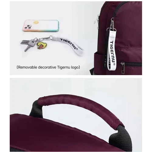 Сумка для ноутбуков Tigernu 15.6" T-B9030B Wine Red фото 8
