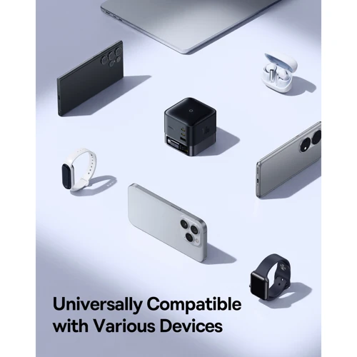 Зарядное устройство Baseus Wall Charger 2xUSB-C+USB GaN Retractable-C 100W Black (P10164001123-00) фото 18
