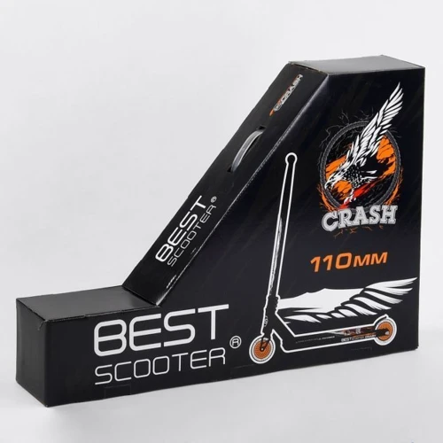Самокат трюковый Best Scooter CRASH оранжевый (65640): Материал колес полиуретан
