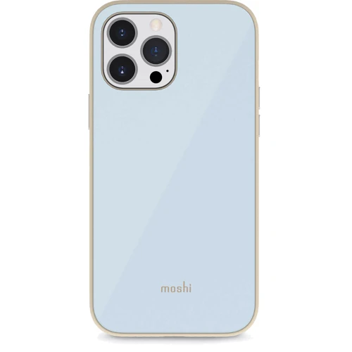 Чехол для iPhone Moshi iGlaze Slim Hardshell Case Adriatic Blue (99MO132523) for iPhone 13 Pro Max: Материалы Силикон