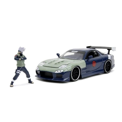 Машина металлическая Jada Naruto Mazda RX-7 с фигуркой Какаши 1:24 (253255055)