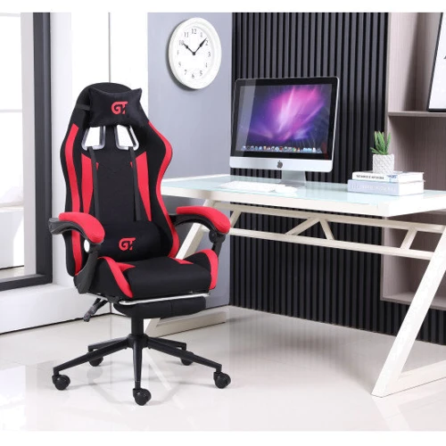 Геймерське крісло GT Racer X-2324 Fabric Black/Red