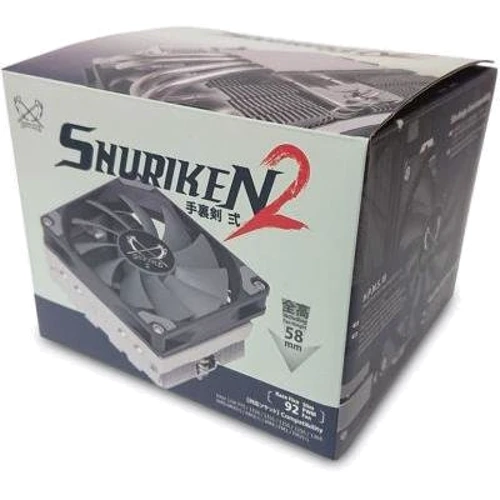 Кулер Scythe Shuriken 2 (SCSK-2000): Уровень шума, dB 23.1