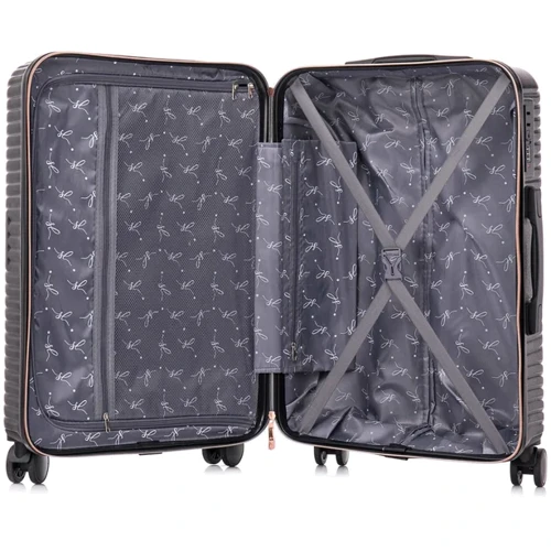 Чемодан Semi Line 20" (S) Black (T5726-1): Тип ручки Телескопическая ручка, Короткая ручка