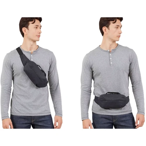 Сумка на пояс Thule Aion Sling Bag TASB102 Black: Замок блискавка