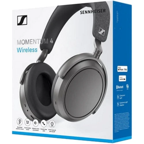 Наушники Sennheiser MOMENTUM 4 Wireless Graphite (700383): Тип конструкции полноразмерные