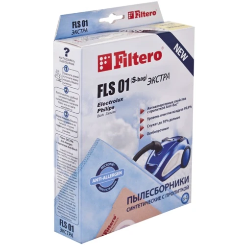

Мешок для пылесоса S-bag одноразовый Filtero Fls 01 экстра (4)