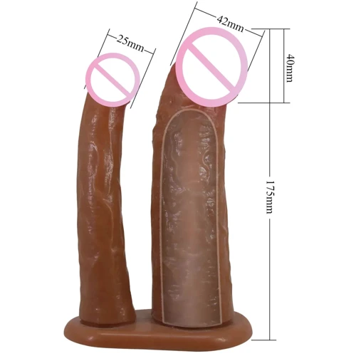 Мужской анально-вагинальный страпон LYBAILE Pretty Love Harnes Briefs KEAREN 6.9" (BW-022106)