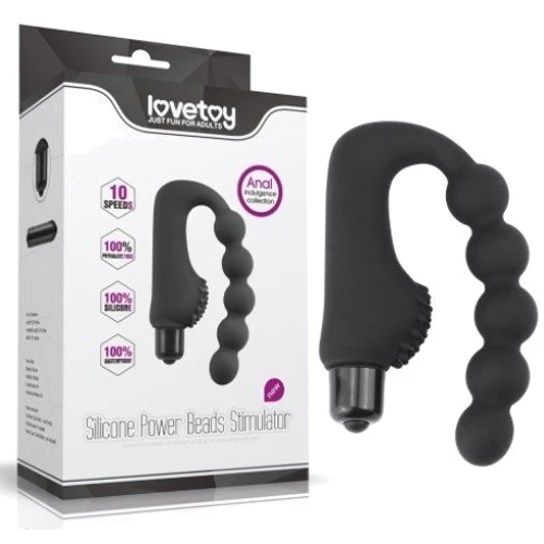 Анальная стимулятор Anal Indulgence Collection Silicone Power Beads Stimulator