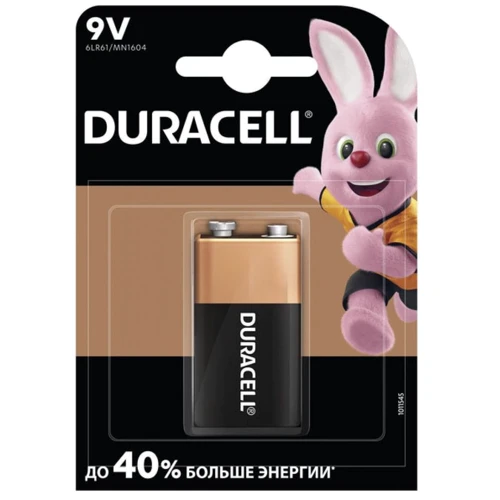 Duracell Крона 9V 1шт (5000394066267 / 81483681)