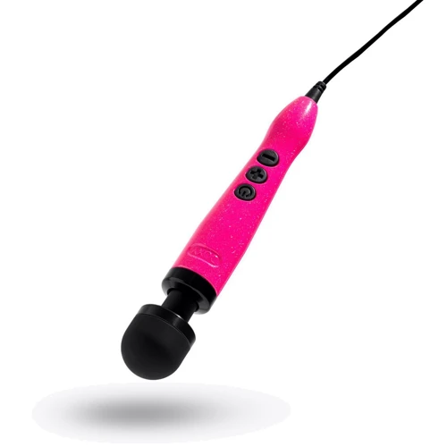 Вибромассажер DOXY Die Cast 3 Hot Pink, очень мощный, питание 220В, металлический корпус
