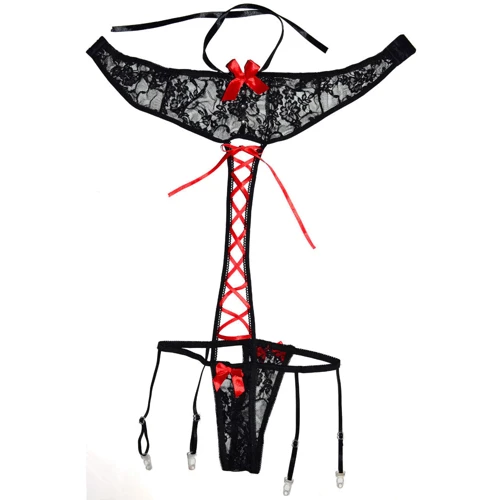 Боди NDS 2010-2 Вlack/Red, S/M (7273)