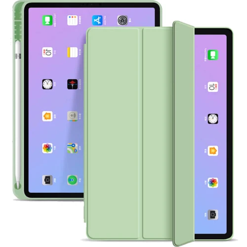 Аксесуар для iPad BeCover Tri Fold Soft TPU з Pencil Mount Green для iPad Air 2020/iPad Air 2022 (711107): Колір зеленый