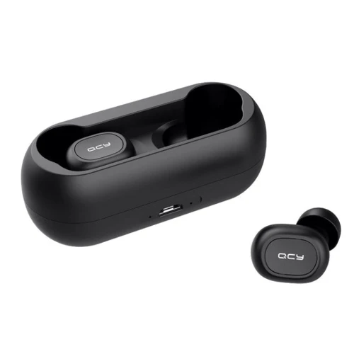 Наушники QCY T1C Black: Тип крепления без креплений