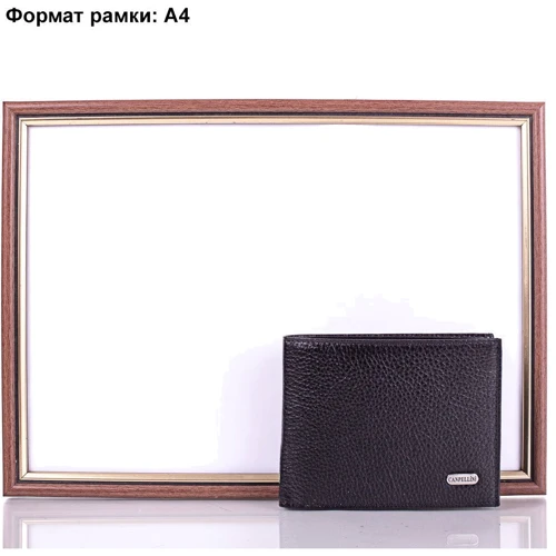 Мужское портмоне Canpellini черное (SHI1043-2FL): Формат кошелька Вертикальный