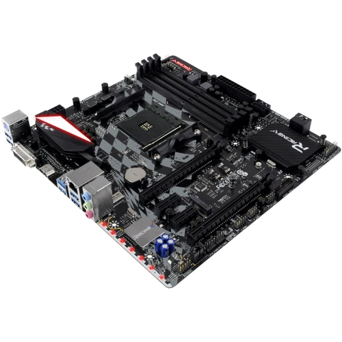 Biostar X470GTQ: Оперативна пам'ять 4xDDR4 3200 МГц, до 64 ГБ
