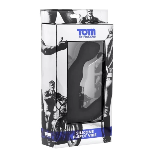 Массажер простаты Tom of Finland Silicone P-Spot Vibe, 12x3 см