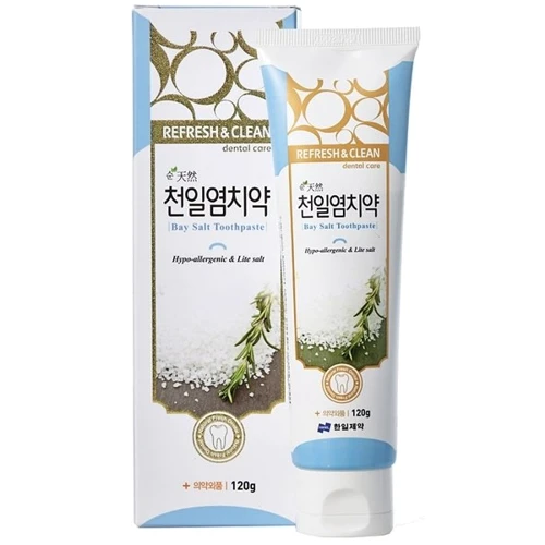 Hanil Circle-patterned Bay Salt Toothpaste Зубна паста з морською сіллю 120 g