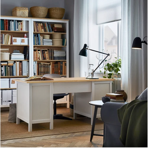 Письмовий стіл ІКЕА HEMNES 155х65 см (205.350.44): Тип Письменный